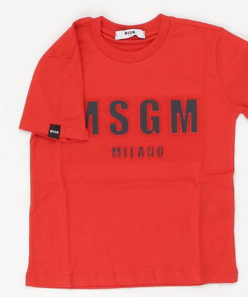MSGM（エムエスジーエム）の「MSGM(エムエスジーエム)Kids & Junior プリント半袖Tシャツ（Tシャツ/カットソー・キッズ・ホワイト/ネイビー/レッド/グリーン・8Y/10Y/4Y/12Y/6Y）」の5枚目の写真