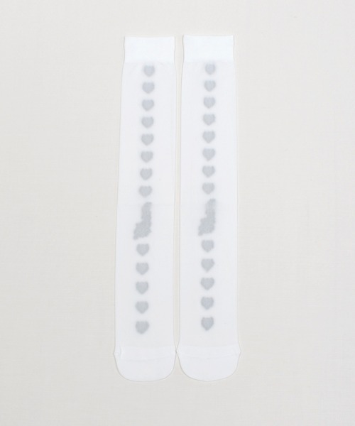 MILK（ミルク）の「ハートシームハイソックス（ソックス/靴下・レディース・A/B・FREE）」の4枚目の写真