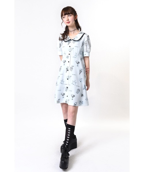 MILK（ミルク）の「ハートシームハイソックス（ソックス/靴下・レディース・A/B・FREE）」の8枚目の写真