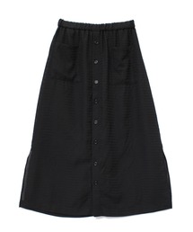 G1034 シャドーチェックロングスカート