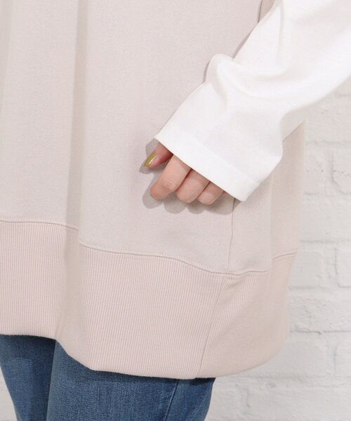 SHOO・LA・RUE（シューラルー）の「◆レイヤード風裏毛ベストプルオーバー（Tシャツ/カットソー・レディース・ブラック系4/ベージュ系その他7/サックスブルー系4・02/03/04）」の22枚目の写真