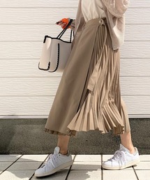 Q | プリーツラップスカート(スカート)
