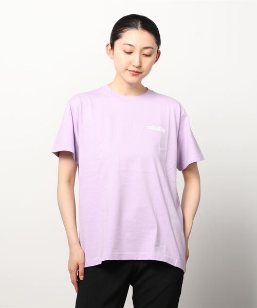 MANASTASH(マナスタッシュ)の「MANASTASH/マナスタッシュ W's BACK LOGO TEE ウィメンズ バックロゴTシャツ(Tシャツ/カットソー・レディース・ベビーピンク/ラベンダー/チャコール/ホワイト・MEDIUM)」の6枚目の写真