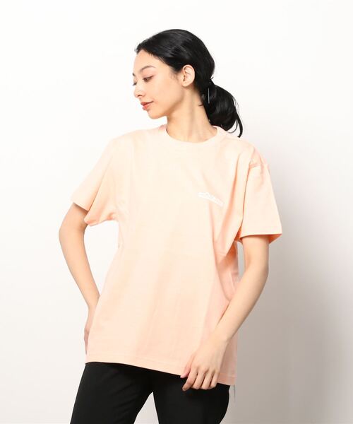 MANASTASH(マナスタッシュ)の「MANASTASH/マナスタッシュ W's BACK LOGO TEE ウィメンズ バックロゴTシャツ(Tシャツ/カットソー・レディース・ベビーピンク/ラベンダー/チャコール/ホワイト・MEDIUM)」の7枚目の写真