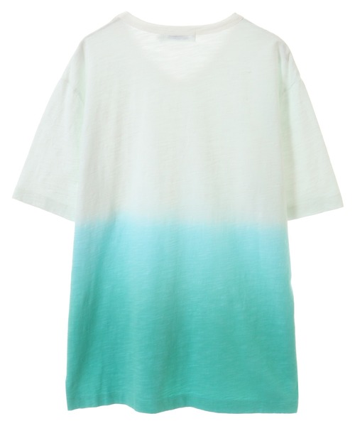 UNION STATION（ユニオンステーション）の「20/-スラブ天竺段染めＴシャツ（Tシャツ/カットソー・メンズ・グリーン/ブルー・M/L/LL）」の13枚目の写真