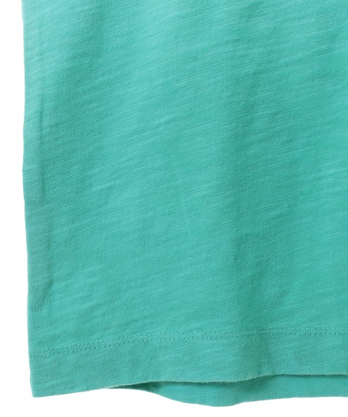 UNION STATION（ユニオンステーション）の「20/-スラブ天竺段染めＴシャツ（Tシャツ/カットソー・メンズ・グリーン/ブルー・M/L/LL）」の6枚目の写真