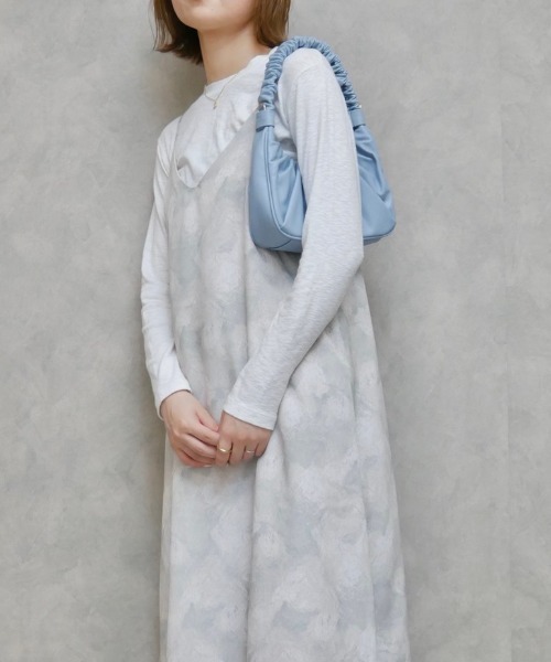 Reurie'（レウリィ）の「ギャザーハンドルバッグ（ハンドバッグ・レディース・ブルー・FREE）」の9枚目の写真