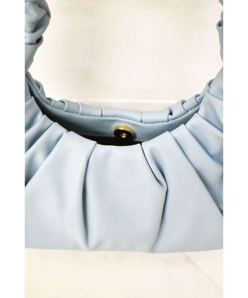 Reurie'（レウリィ）の「ギャザーハンドルバッグ（ハンドバッグ・レディース・ブルー・FREE）」の2枚目の写真