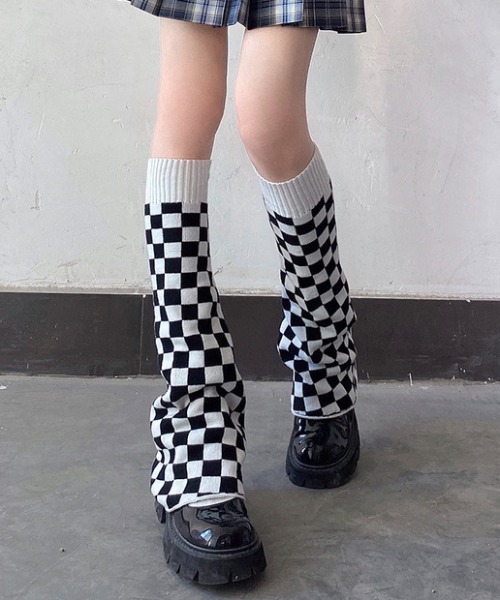 .KOM（ドットコム）の「『.KOM/ドットケーオーエム』ツートンレッグウォーマー【Y】【CN】（レッグウォーマー・レディース・ホワイト・FREE）」の4枚目の写真