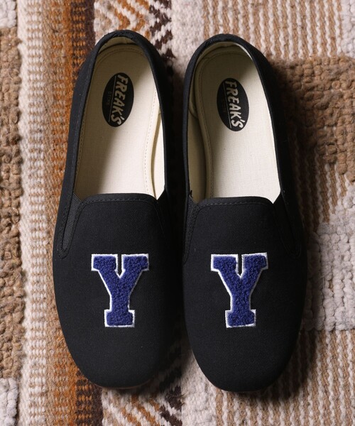 FREAK'S STORE（フリークスストア）の「WEB限定 ライトウェイト サガラ刺繍 カンフーシューズ/スリッポン（スリッポン・メンズ・ブラック系その他4/ブラック系その他/ブラック系その他2/ブラック系その他3・26.0cm/23.0cm/27.0cm/24.0cm/28.0cm/25.0cm）」の3枚目の写真