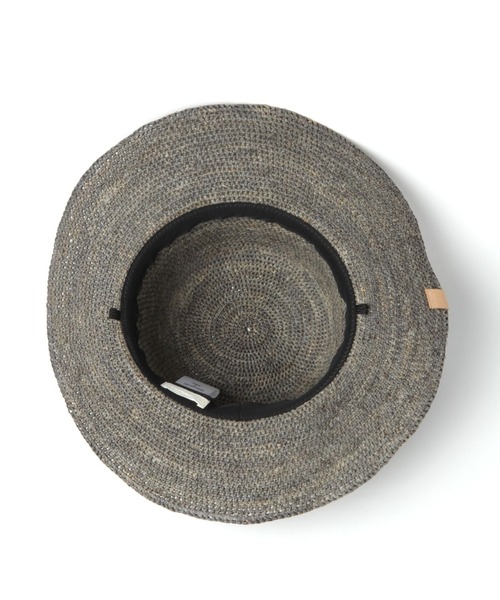 studio CLIP(スタディオクリップ)の「ラフィアコマ編みキャペリン(ハット・レディース・グレー/ブラウン/ナチュラル・FREE)」の15枚目の写真