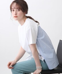 【洗える】シャツドッキングプルオーバー
