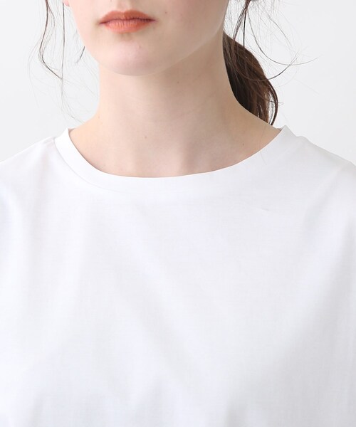 INDIVI(インディヴィ)の「【洗える】シャツドッキングプルオーバー(Tシャツ/カットソー・レディース・ダークグレー/チャコールグレー/ブラウン系その他/ホワイト系/ブラック・34/19/38/15 /13/05)」の10枚目の写真
