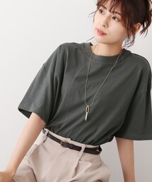 DRESKIP | 【遮熱、接触冷感、UVカット】AIR SHIELD オーバーサイズTシャツ(Tシャツ/カットソー)