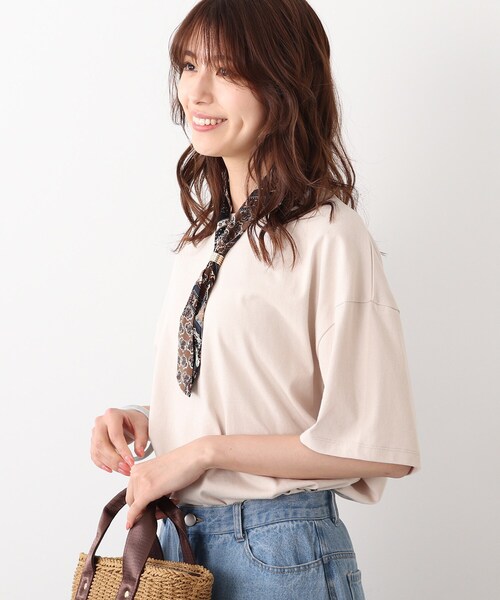 DRESKIP(ドレスキップ)の「◆【遮熱/接触冷感/UVカット/追加生産】AIR SHIELD オーバーサイズTシャツ(Tシャツ/カットソー・レディース・オフホワイト/オリーブ/ライトグリーン/グレー系その他/ライトベージュ/ブラック系2・02/03/04)」の16枚目の写真