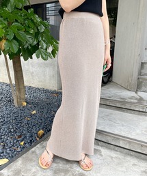 SHENERY | ラメニットロングスカート(スカート)