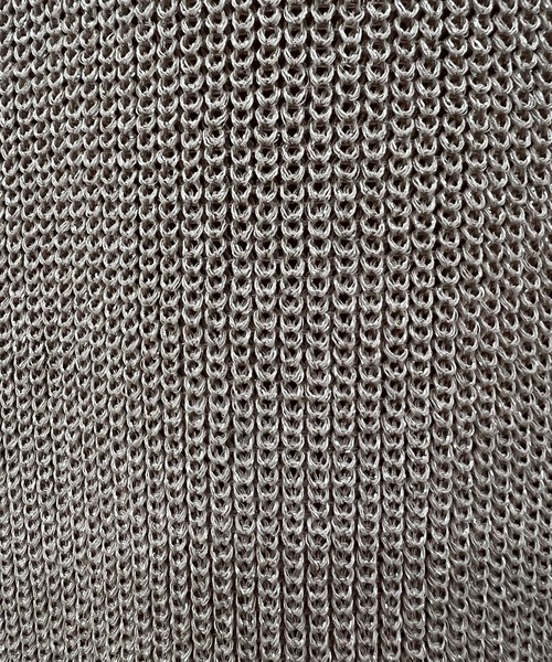 SHENERY（シーナリー）の「ラメニットロングスカート（スカート・レディース・ライトグレー/ブラウン・FREE）」の7枚目の写真