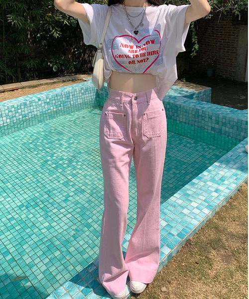 meJane(ミージェーン)の「ストレートカラーパンツ【ZOZOTOWN限定】(その他パンツ・レディース・ピンク・S/M)」の11枚目の写真