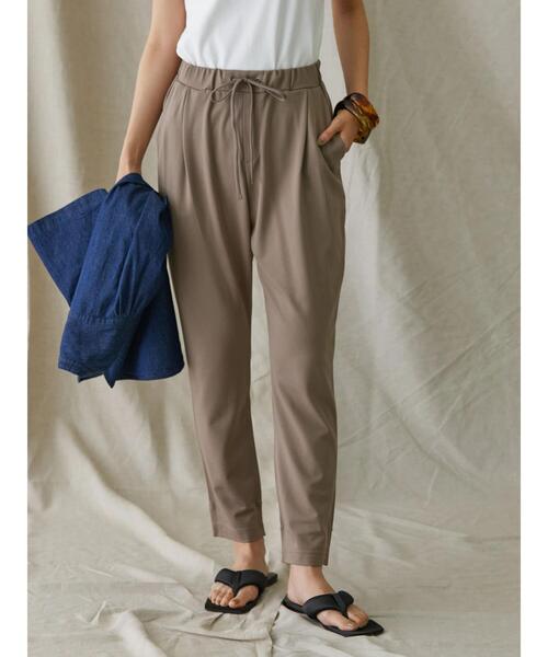 AMERICAN HOLIC（アメリカンホリック）の「スリムリラックスカットパンツ（その他パンツ・レディース・ブラック/モカ・L/M/S）」の4枚目の写真