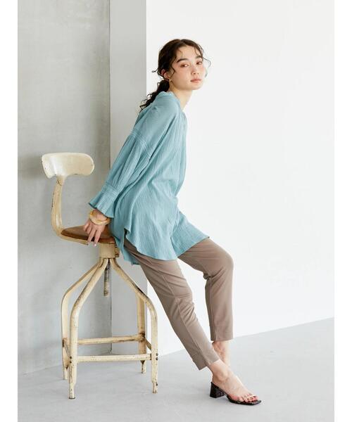 AMERICAN HOLIC（アメリカンホリック）の「スリムリラックスカットパンツ（その他パンツ・レディース・ブラック/モカ・L/M/S）」の18枚目の写真