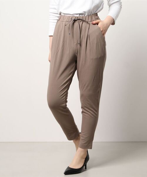 AMERICAN HOLIC（アメリカンホリック）の「スリムリラックスカットパンツ（その他パンツ・レディース・ブラック/モカ・L/M/S）」の3枚目の写真