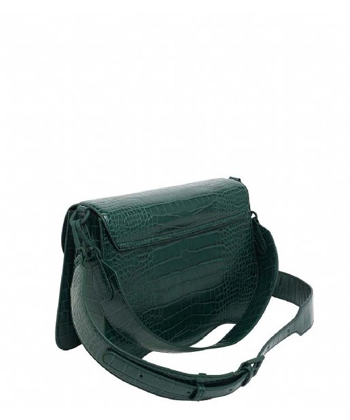 bonjour records（ボンジュールレコーズ）の「【HVISK】ELUDE MATTE CROCO BAG（ハンドバッグ・レディース・ダークブラウン/グリーン系その他・FREE）」の5枚目の写真