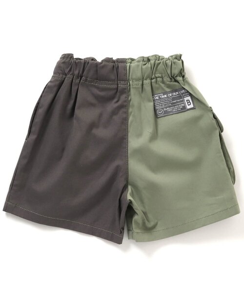 BREEZE(ブリーズ)の「バイカラー切替パンツ 5分丈(その他パンツ・キッズ・ブラック/カーキ/インディゴブルー・90/100/110/120/80/130/140)」の5枚目の写真