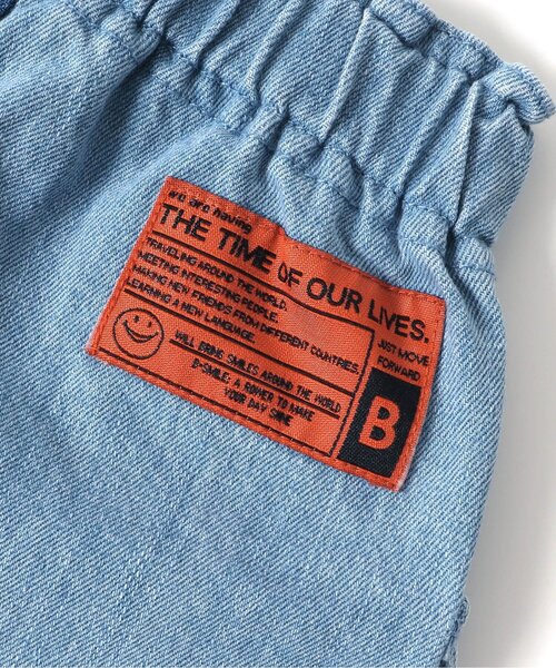 BREEZE(ブリーズ)の「バイカラー切替パンツ 5分丈(その他パンツ・キッズ・ブラック/カーキ/インディゴブルー・90/100/110/120/80/130/140)」の8枚目の写真