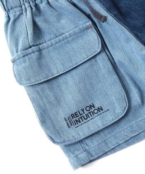 BREEZE(ブリーズ)の「バイカラー切替パンツ 5分丈(その他パンツ・キッズ・ブラック/カーキ/インディゴブルー・90/100/110/120/80/130/140)」の12枚目の写真