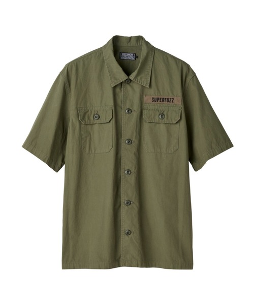 HYSTERIC GLAMOUR（ヒステリックグラマー）の「HYS CHAMPIONSHIP フィールドシャツ（シャツ/ブラウス・メンズ・ベージュ系その他/カーキ/ブラック・SMALL/MEDIUM/LARGE/X-LARGE）」の6枚目の写真