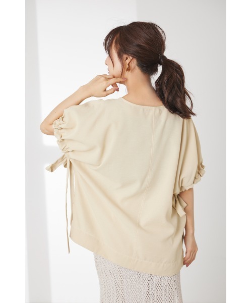 LILIDIA（リリディア）の「ドロストリボンSLV TOP（シャツ/ブラウス・レディース・ライトイエロー/ブラック・SMALL/MEDIUM）」の12枚目の写真