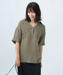 リネンスキッパーシャツ