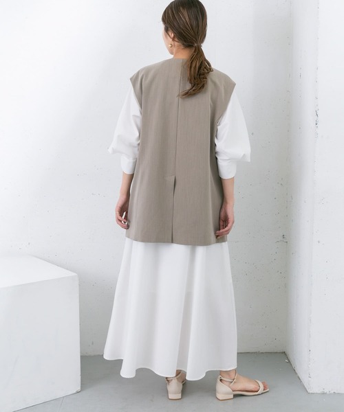 KBF（ケイビーエフ）の「スラックスリーブドレス（ワンピース・レディース・ブラック/ホワイト/ベージュ系その他・ONE）」の12枚目の写真