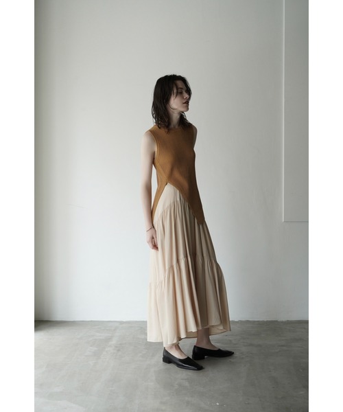 セール】CURVE LINE TIERED SKIRT（スカート）｜CLANE（クラネ