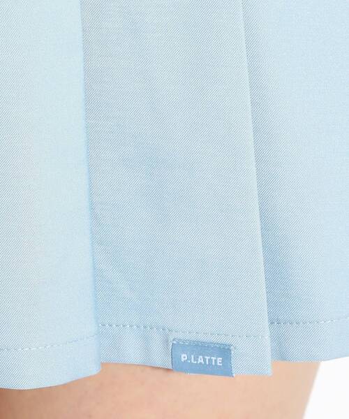 PINK-latte（ピンクラテ）の「◆ベルト付プリーツスカート（スカート・キッズ・ダークグリーン系1/ライトブルー/ベージュ系その他4/ブラック・14/16/15 ）」の16枚目の写真