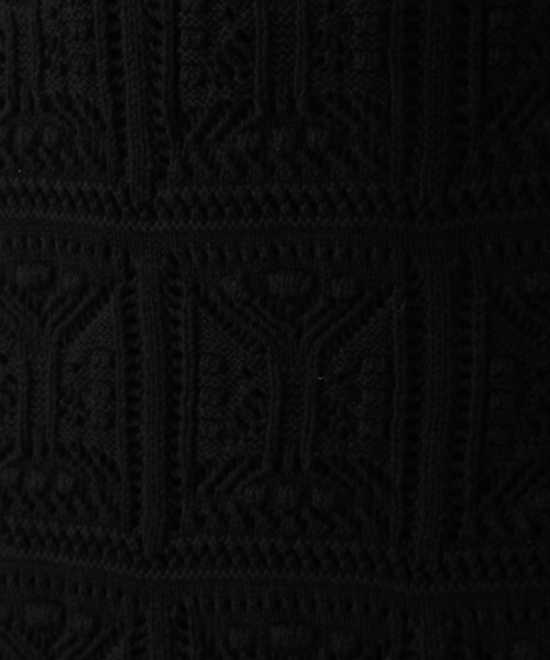 LOWRYS FARM（ローリーズファーム）の「オープンワークニットスカート　346362（スカート・レディース・アイボリー/ブラウン/ブラック・FREE）」の20枚目の写真