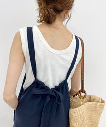 Spick & Span | リブジャージーノースリーブプルオーバー(Tシャツ/カットソー)