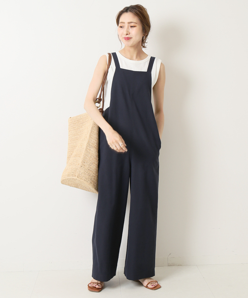 Spick & Span（スピックアンドスパン）の「リブジャージーノースリーブプルオーバー（Tシャツ/カットソー・レディース・ホワイト/ブラック・FREE）」の14枚目の写真