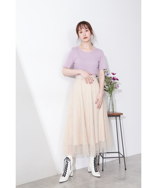 JILL STUART（ジルスチュアート）の「◆フィオナTシャツ（Tシャツ/カットソー・レディース・ホワイト/パープル/レッド・FREE）」の14枚目の写真