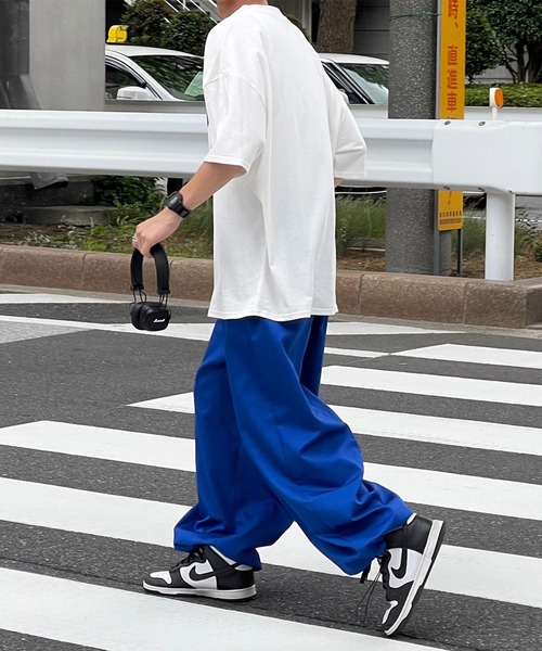 kutir（クティール）の「スケートボードワイドパンツ（チノパンツ・メンズ・ブルー/ベージュ/グリーン/ブラック・MEDIUM/SMALL/LARGE）」の15枚目の写真