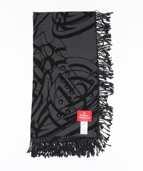Vivienne Westwood（ヴィヴィアンウエストウッド）の「ﾀﾞｲｱｺﾞﾅﾙｵｰﾌﾞ JQｽﾄｰﾙ（ストール/ショール・レディース・グレー系/ベージュ系/ワイン系・FREE）」の2枚目の写真