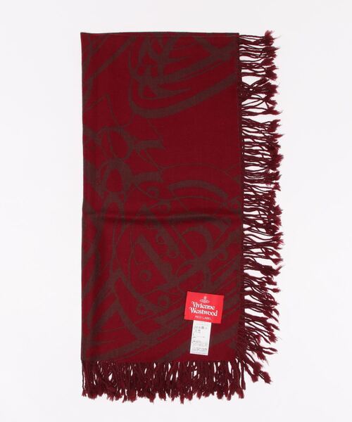 Vivienne Westwood（ヴィヴィアンウエストウッド）の「ﾀﾞｲｱｺﾞﾅﾙｵｰﾌﾞ JQｽﾄｰﾙ（ストール/ショール・レディース・グレー系/ベージュ系/ワイン系・FREE）」の3枚目の写真