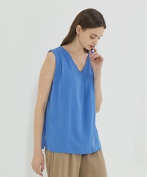 【MANAVIS7 】ピンタックダブルレイヤーブラウス / Pintuck Double Layer Blouse