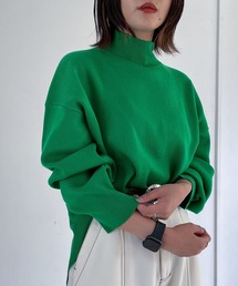 〈自宅で洗える!〉WEB限定アイテム / バックスリットハイネック