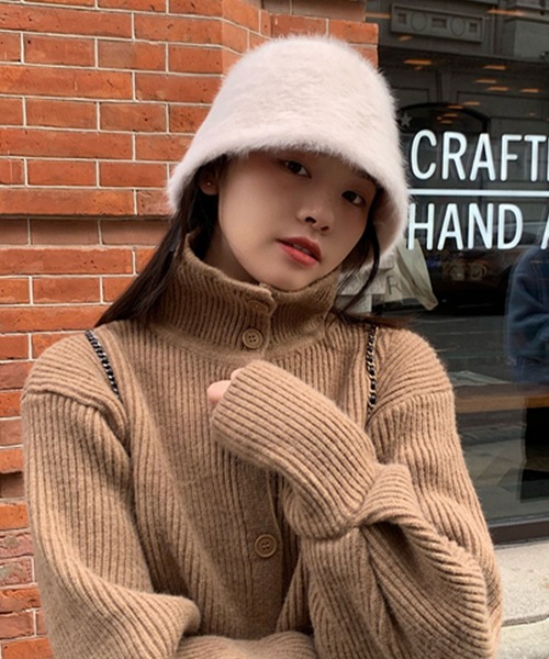 EPICKS（エピックス）の「ファーバケットハット（ハット・レディース・ホワイト/ブラック・F）」の14枚目の写真