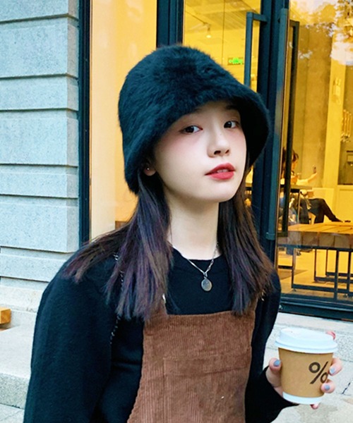 EPICKS（エピックス）の「ファーバケットハット（ハット・レディース・ホワイト/ブラック・F）」の17枚目の写真