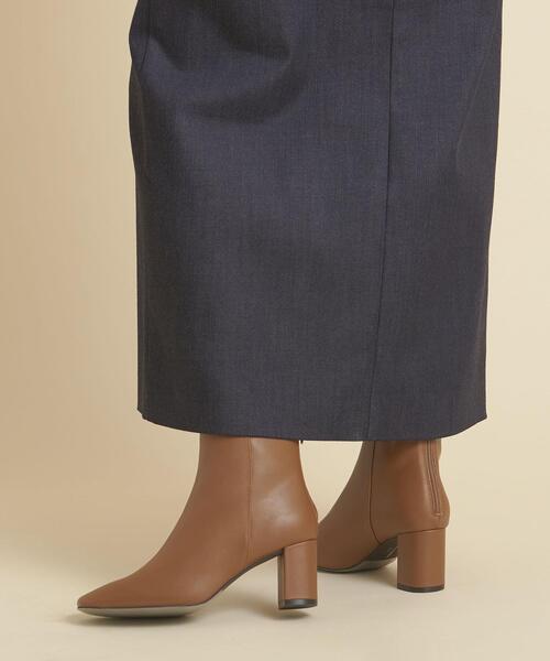 ODETTE E ODILE（オデットエオディール）の「【WEB限定】バックファスナー ショートブーツ65●↑（ブーツ・レディース・ライトグレー/ブラック/ダークブラウン/ブラウン・22cm/22.5cm/23cm/23.5cm/24cm/24.5cm/25cm）」の18枚目の写真