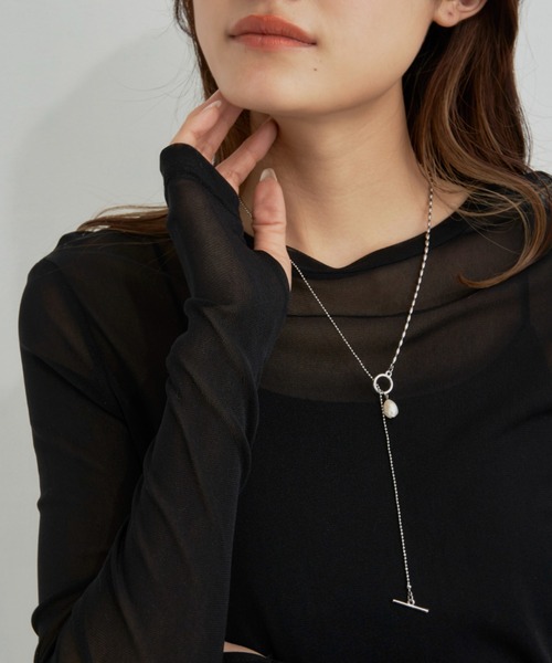 CLEARIMPRESSION （クリアインプレッション）の「パワーネットシアープルオーバー（Tシャツ/カットソー・レディース・ブラック/アイボリー/モカ・FREE）」の13枚目の写真