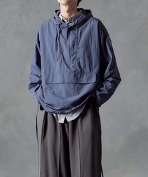 NILWAY | サイドコードビッグポケットルーズアノラックパーカー(ナイロンジャケット)