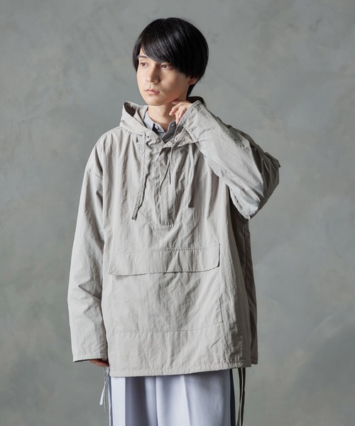 NILWAY（ニルウェイ）の「サイドコードビッグポケットルーズアノラック